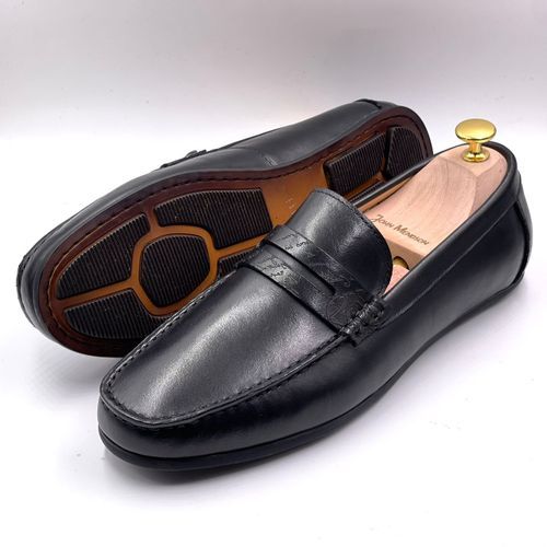 Mocassin En Cuir Pour Homme - Noir